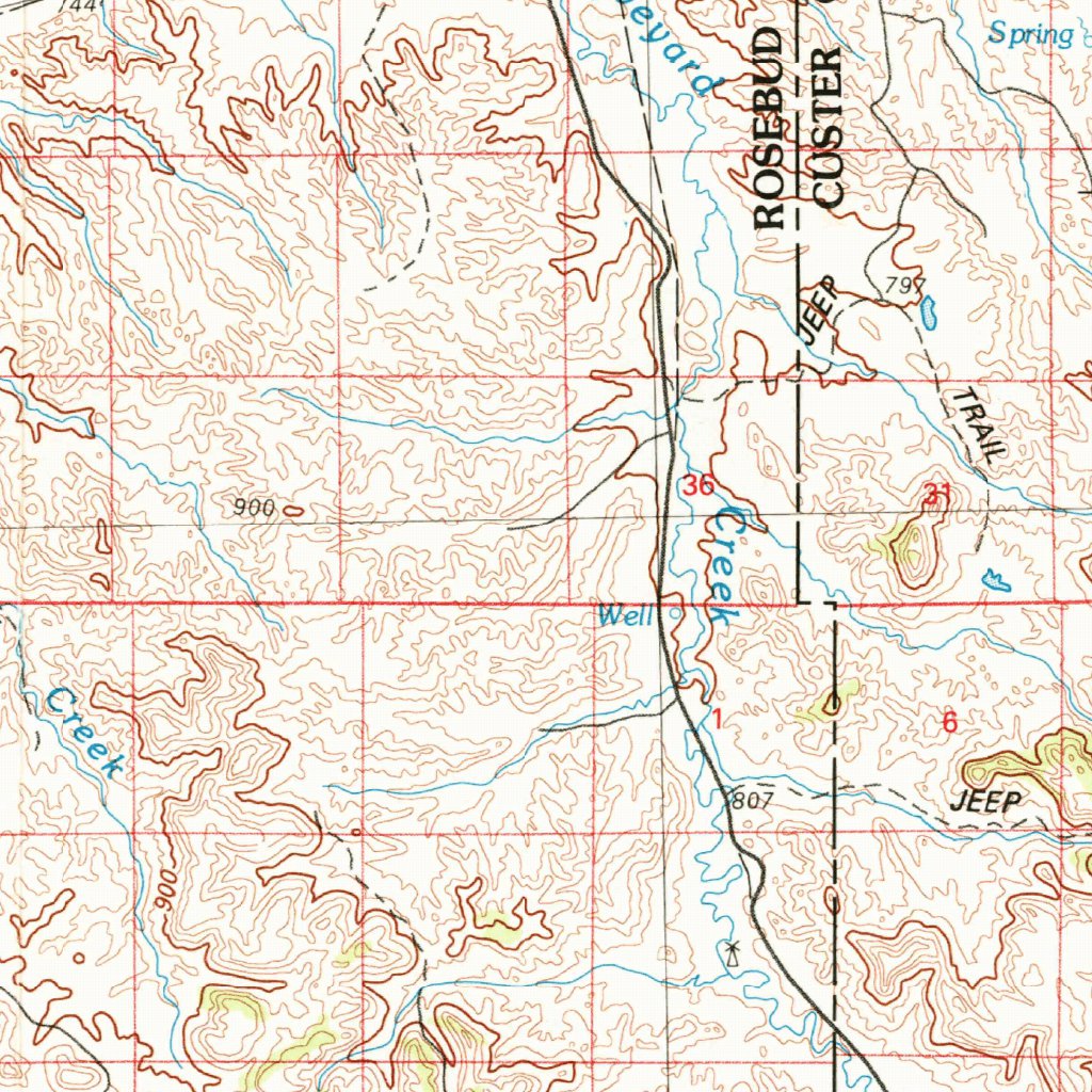 Forsyth, MT (1979, 100000Scale) Map by United States Geological Survey
