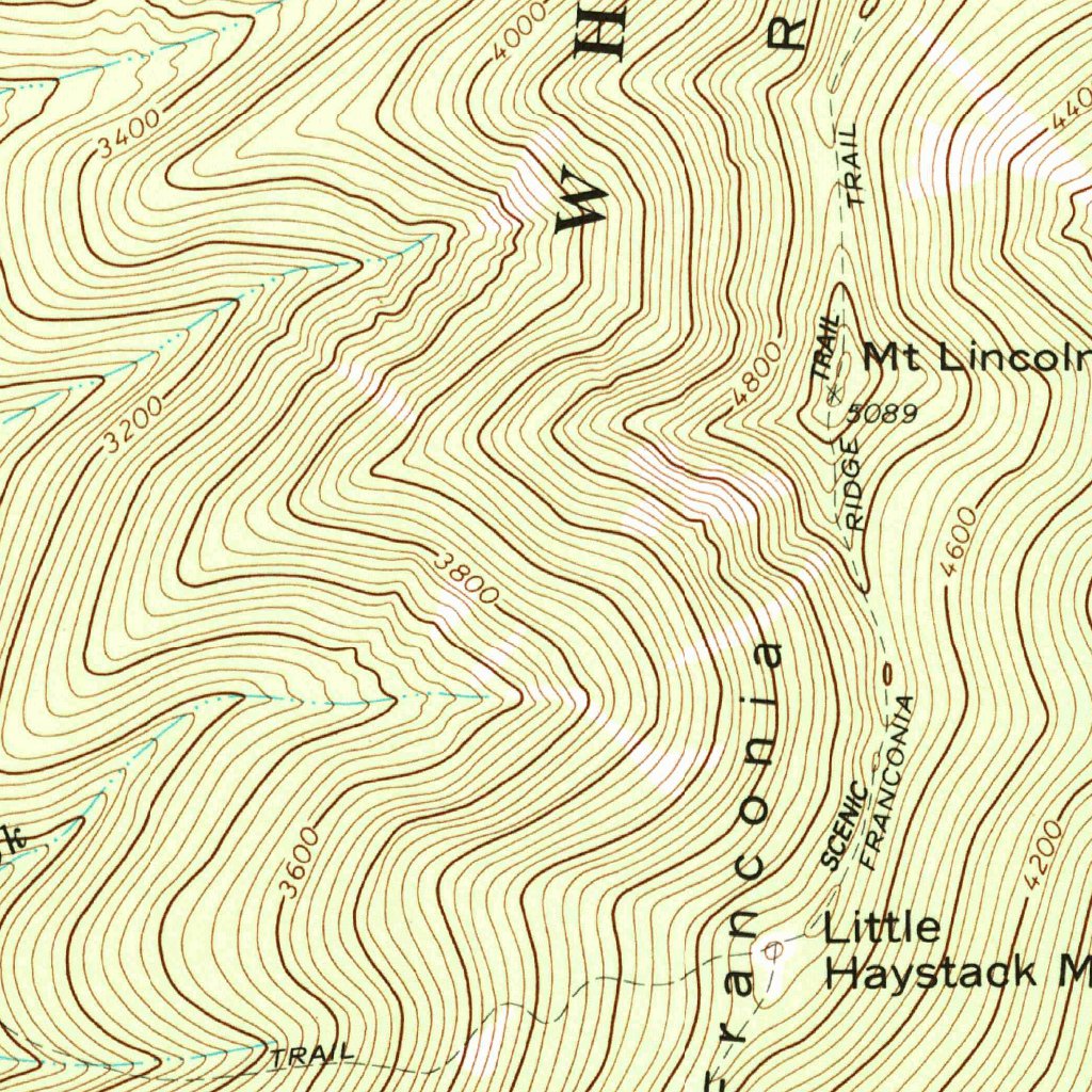 Franconia, NH (1967, 24000Scale) Map by United States Geological