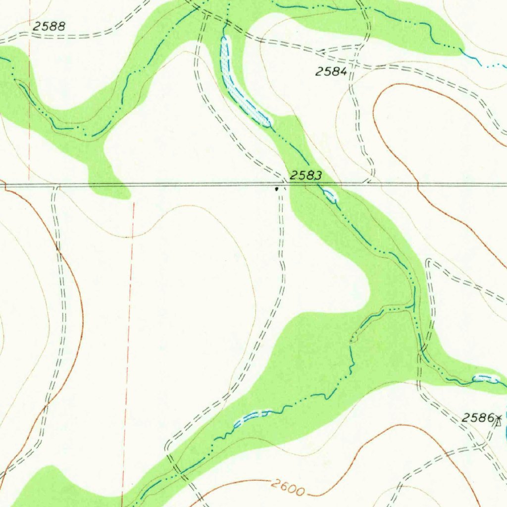 Garrison Draw, TX (1970, 24000Scale) Map by United States Geological