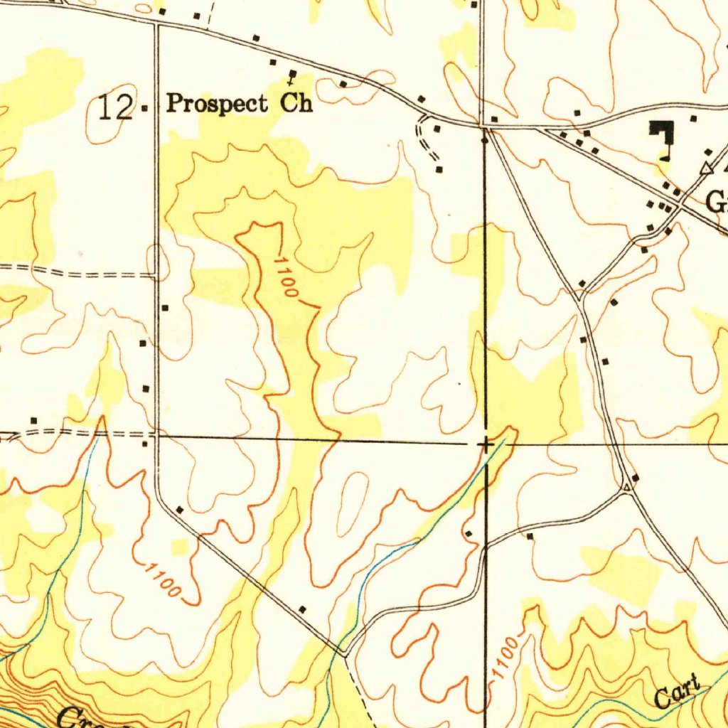 Grove Oak, AL (1949, 24000Scale) Map by United States Geological