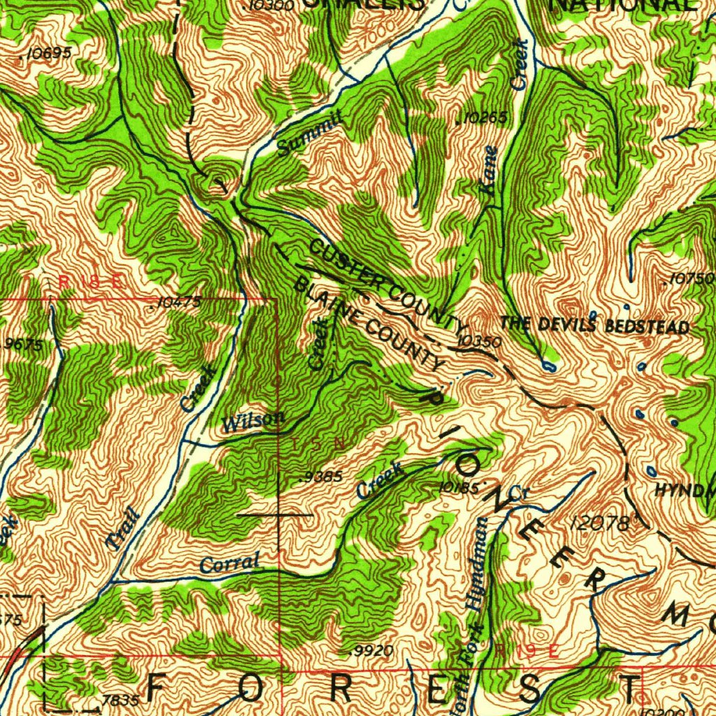 Hailey, Id (1959, 250000-scale) Map By United States Geological Survey 