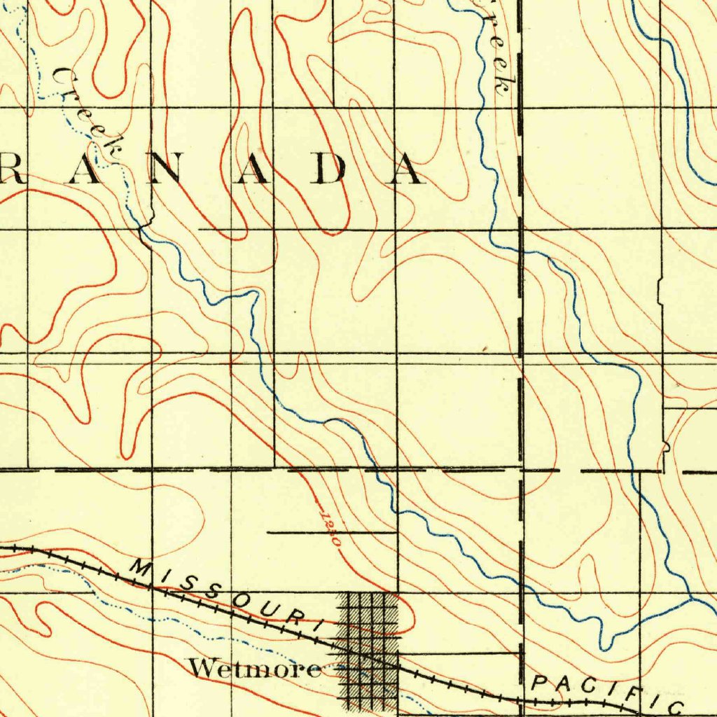 Hiawatha, KSNE (1888, 125000Scale) Map by United States Geological