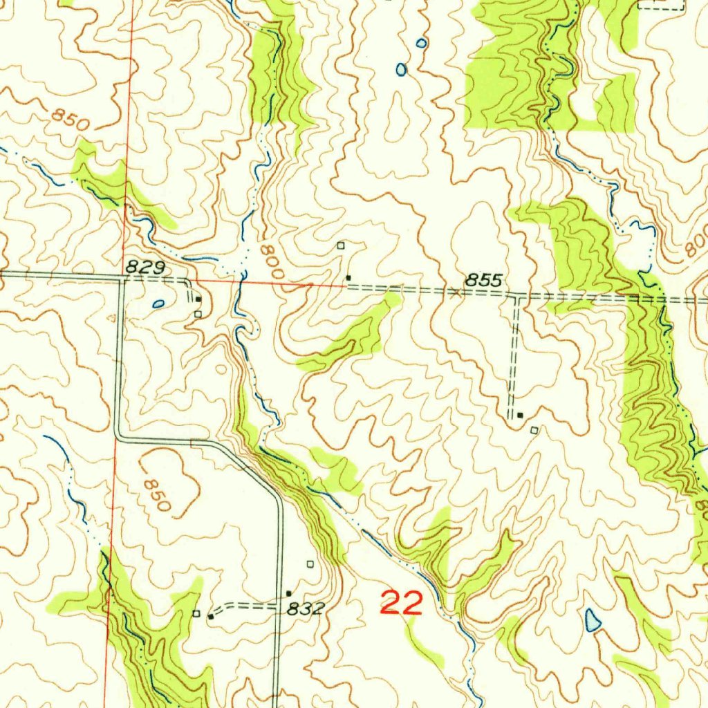 Holden, Mo (1954, 24000-scale) Map By United States Geological Survey 