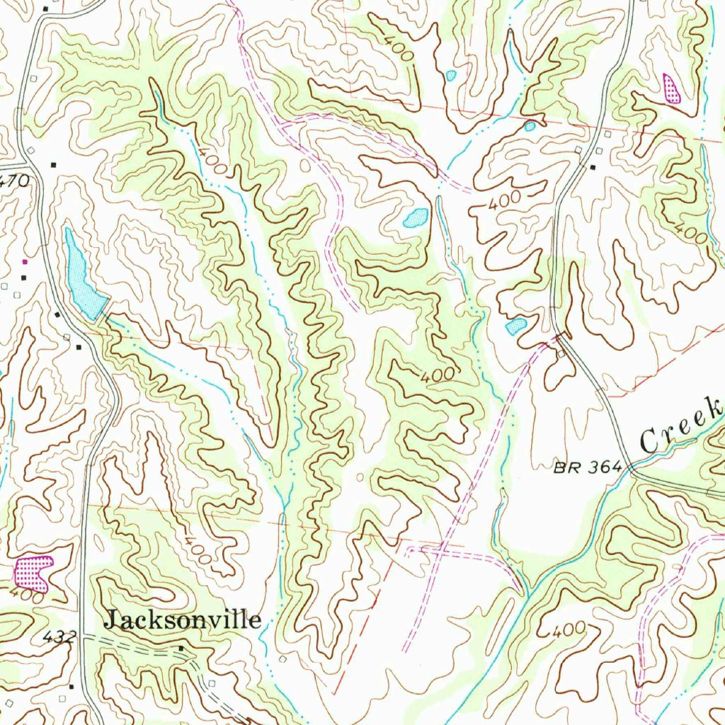 Hornbeak, TN (1964, 24000Scale) Map by United States Geological Survey