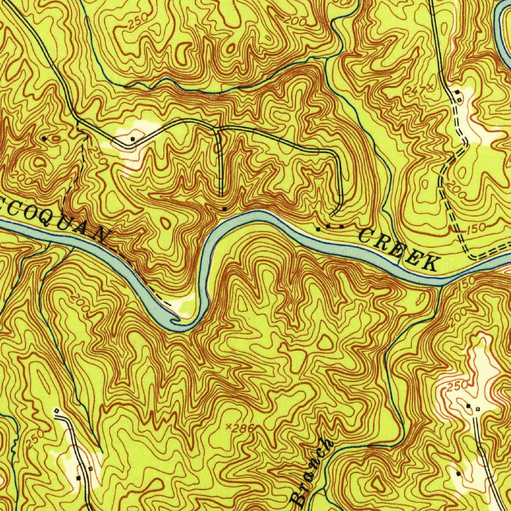 Independent Hill, VA (1951, 24000Scale) Map by United States
