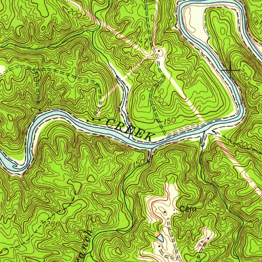 Independent Hill, VA (1956, 24000Scale) Map by United States