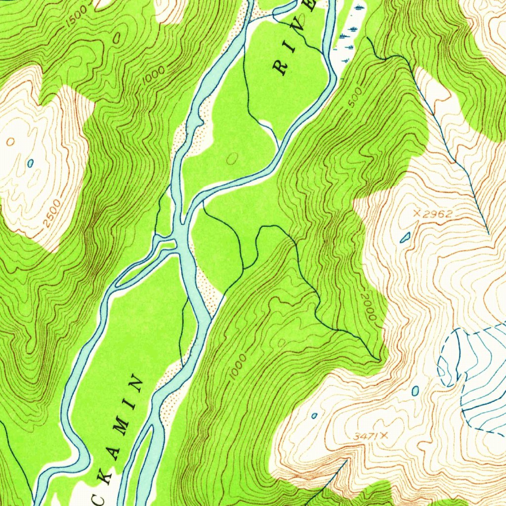 Ketchikan D-3, Ak (1955, 63360-scale) Map By United States Geological 