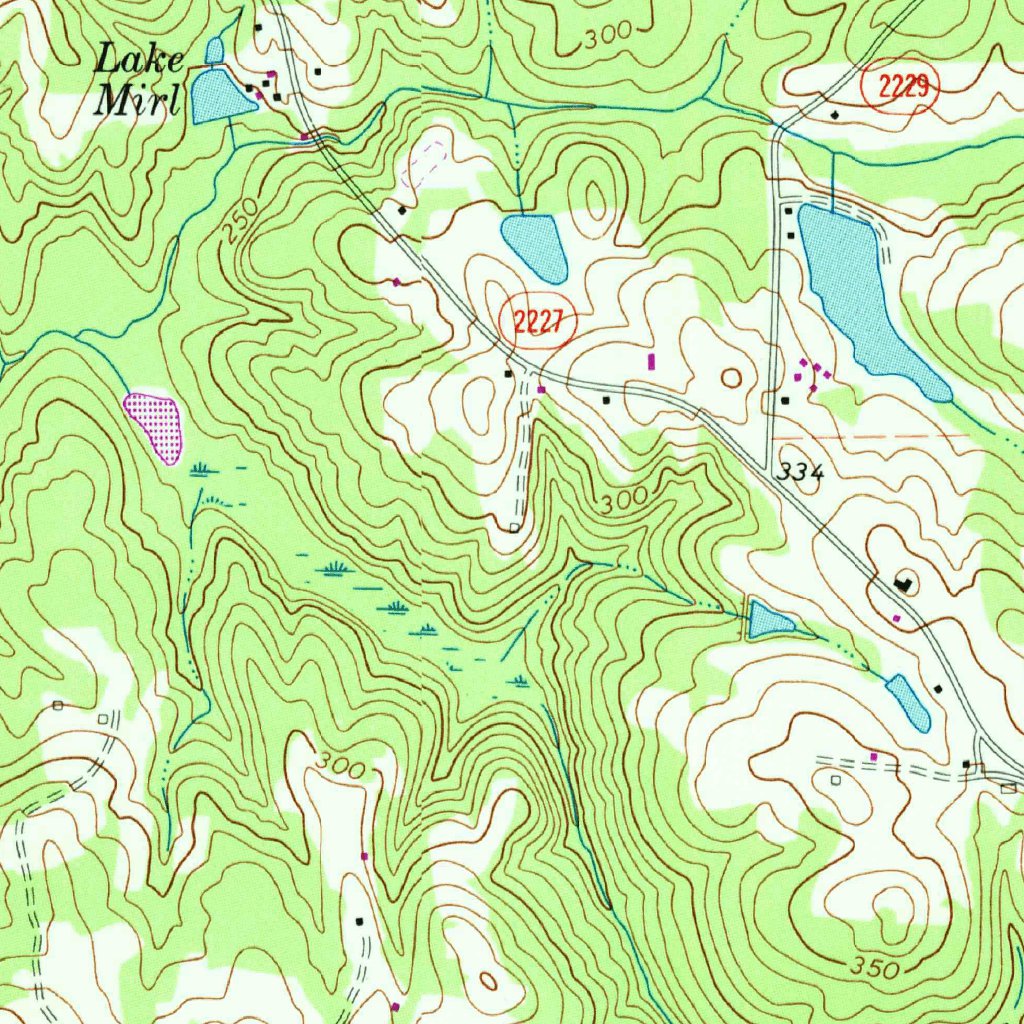 Knightdale, NC (1967, 24000Scale) Map by United States Geological Survey Avenza Maps