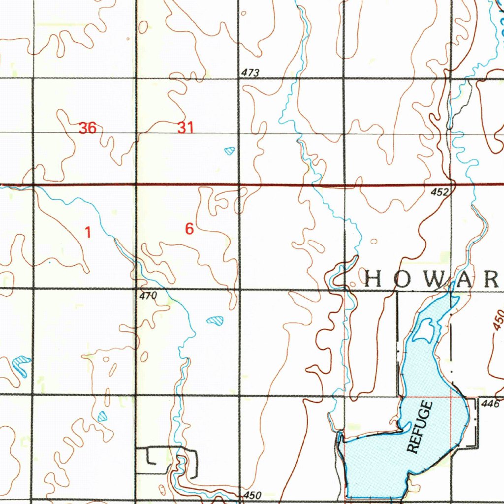 Lake Andes, SD (1986, 100000Scale) Map by United States Geological
