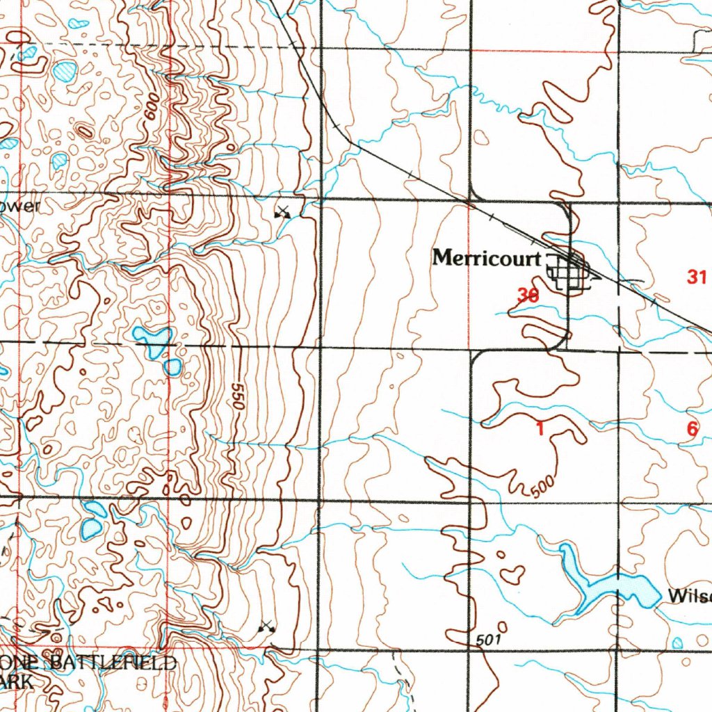 Lamoure, ND (1986, 100000Scale) Map by United States Geological Survey