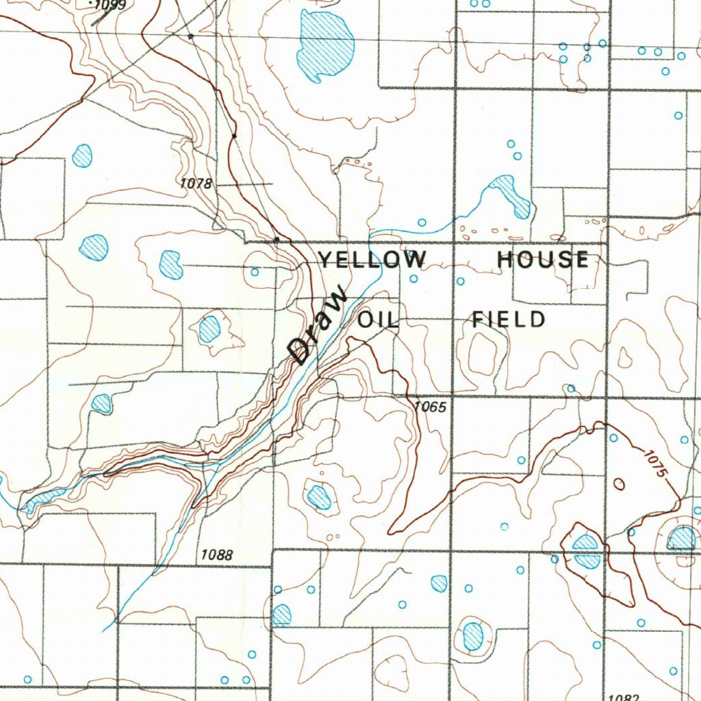 Levelland, TX (1985, 100000Scale) Map by United States Geological Survey Avenza Maps