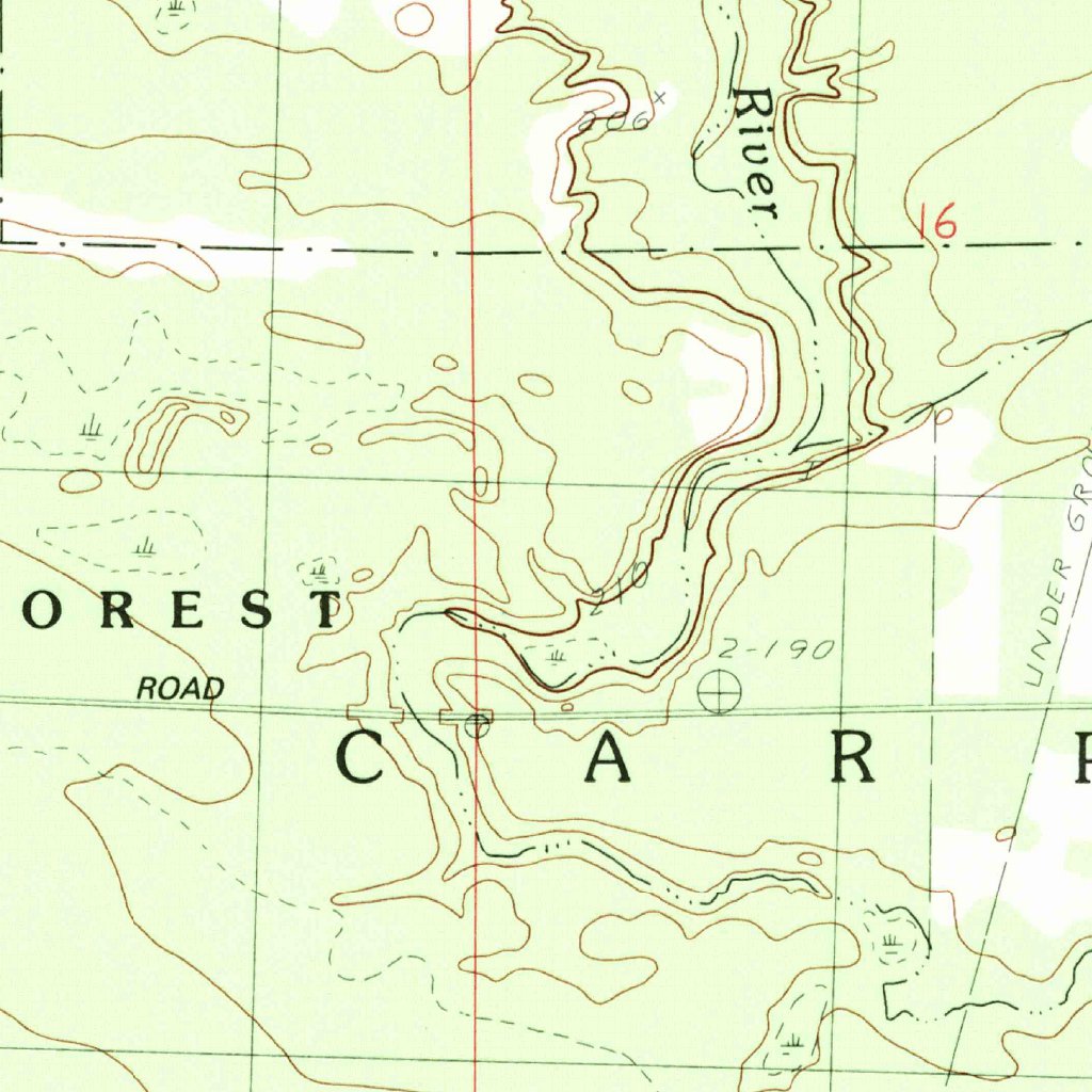 Levering, MI (1982, 25000Scale) Map by United States Geological Survey