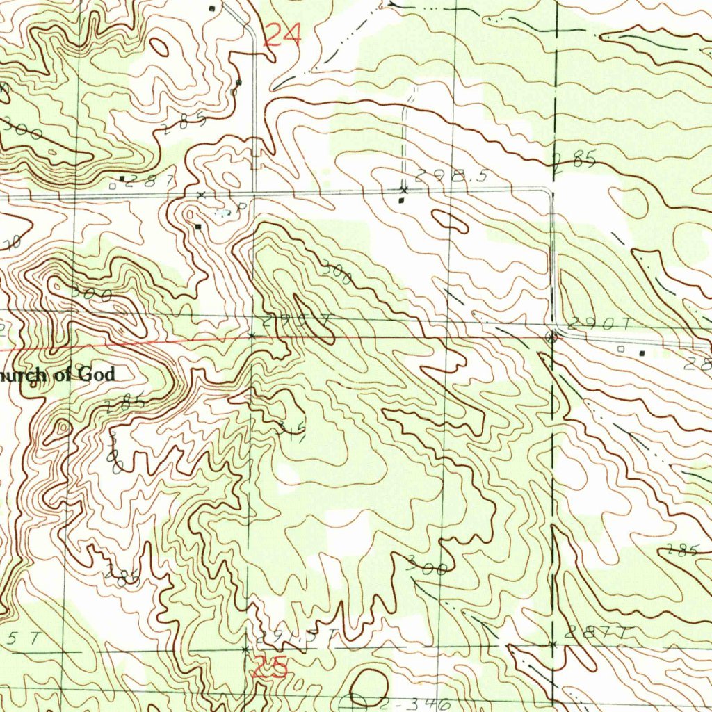 Levering, MI (1982, 25000Scale) Map by United States Geological Survey