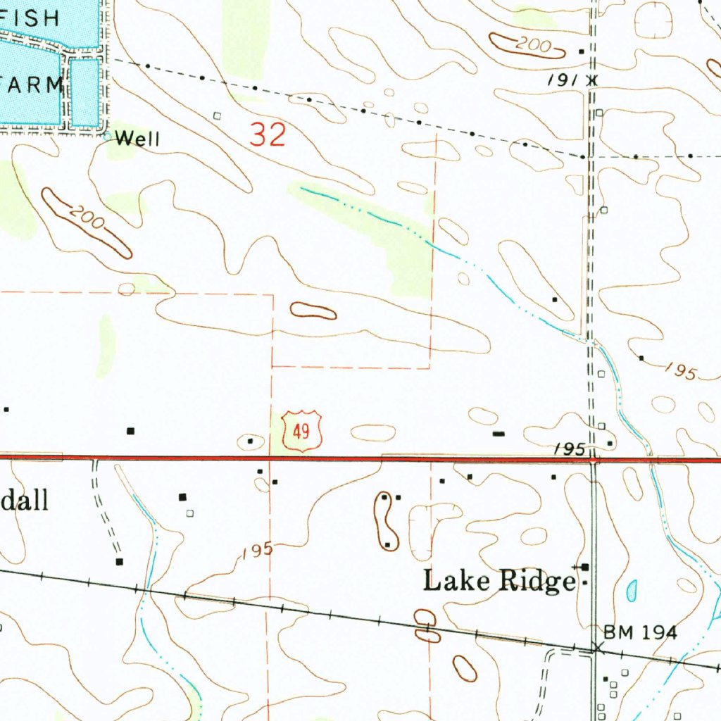 Lexa, AR (1971, 24000Scale) Map by United States Geological Survey