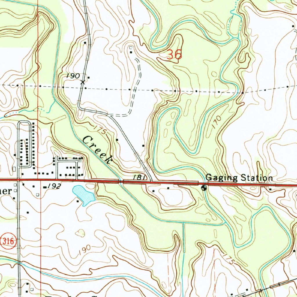 Lexa, AR (1971, 24000Scale) Map by United States Geological Survey