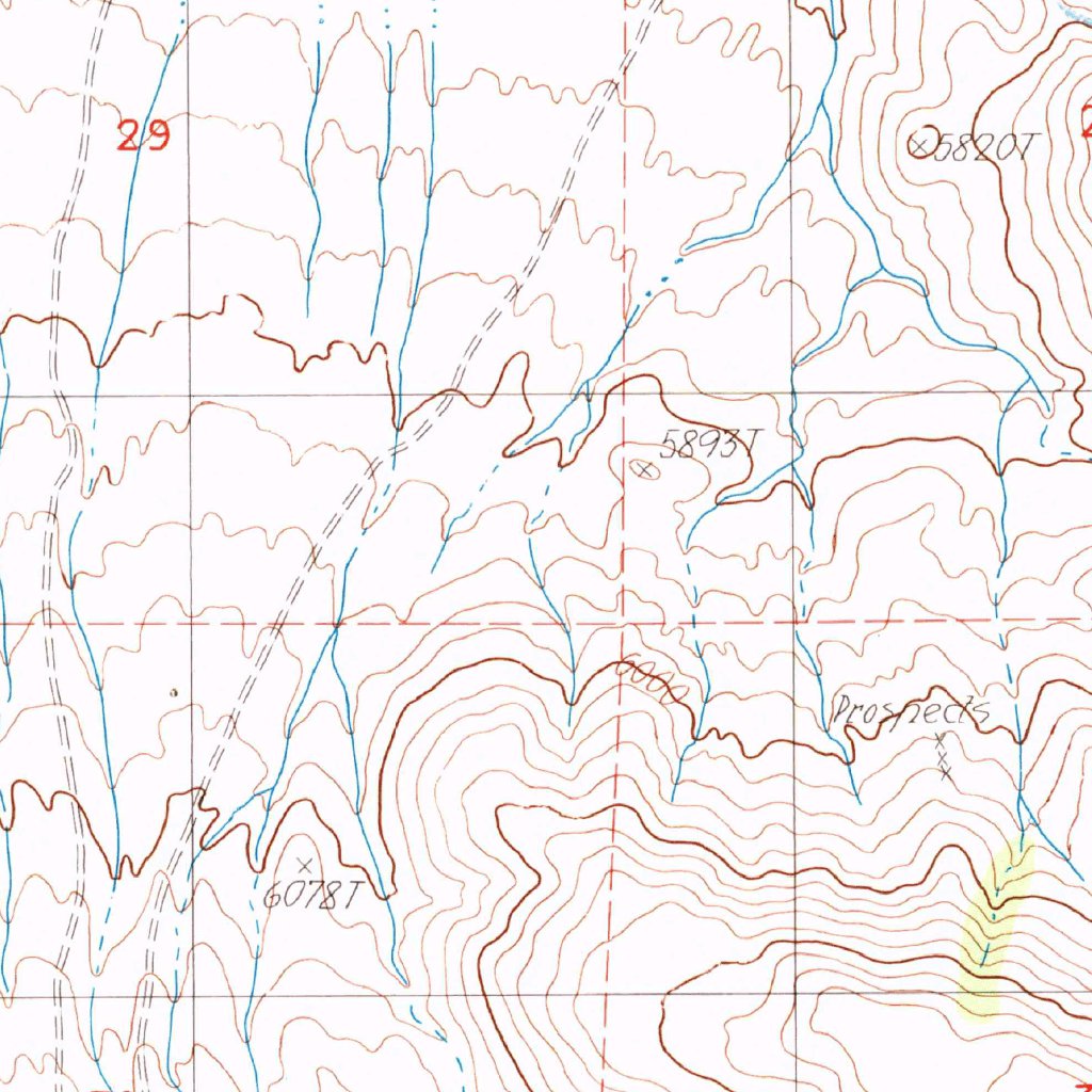 Lida Wash, NV (1987, 24000Scale) Map by United States Geological Survey Avenza Maps