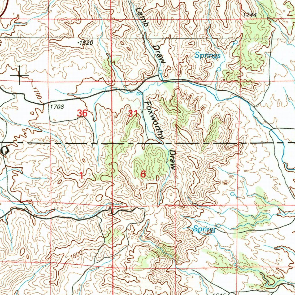 Lusk, WYNE (1982, 100000Scale) Map by United States Geological Survey