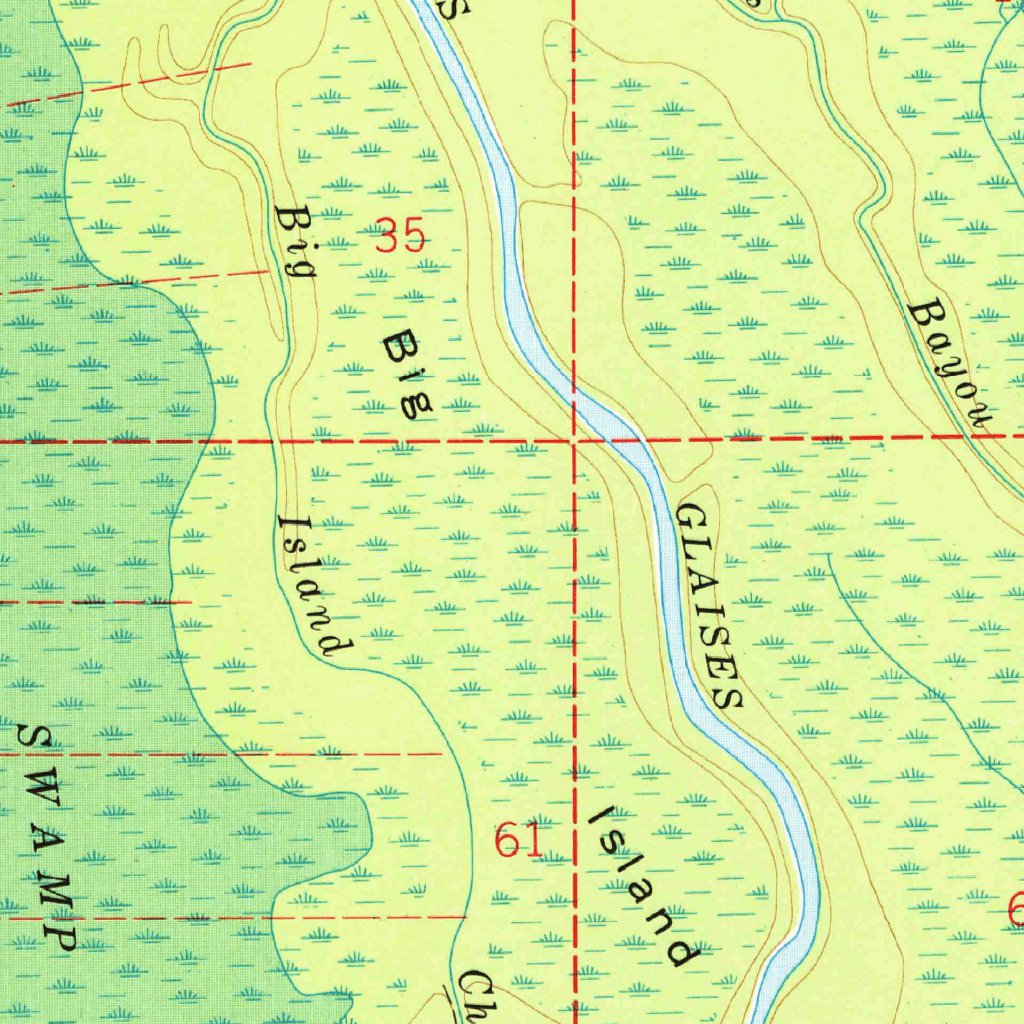 Maringouin, LA (1969, 24000Scale) Map by United States Geological