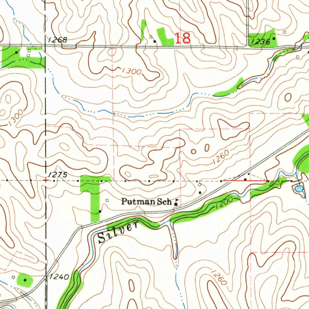 Martinsburg, NE (1964, 24000Scale) Map by United States Geological Survey Avenza Maps