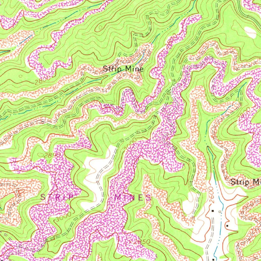 Matoaka, WV (1968, 24000Scale) Map by United States Geological Survey