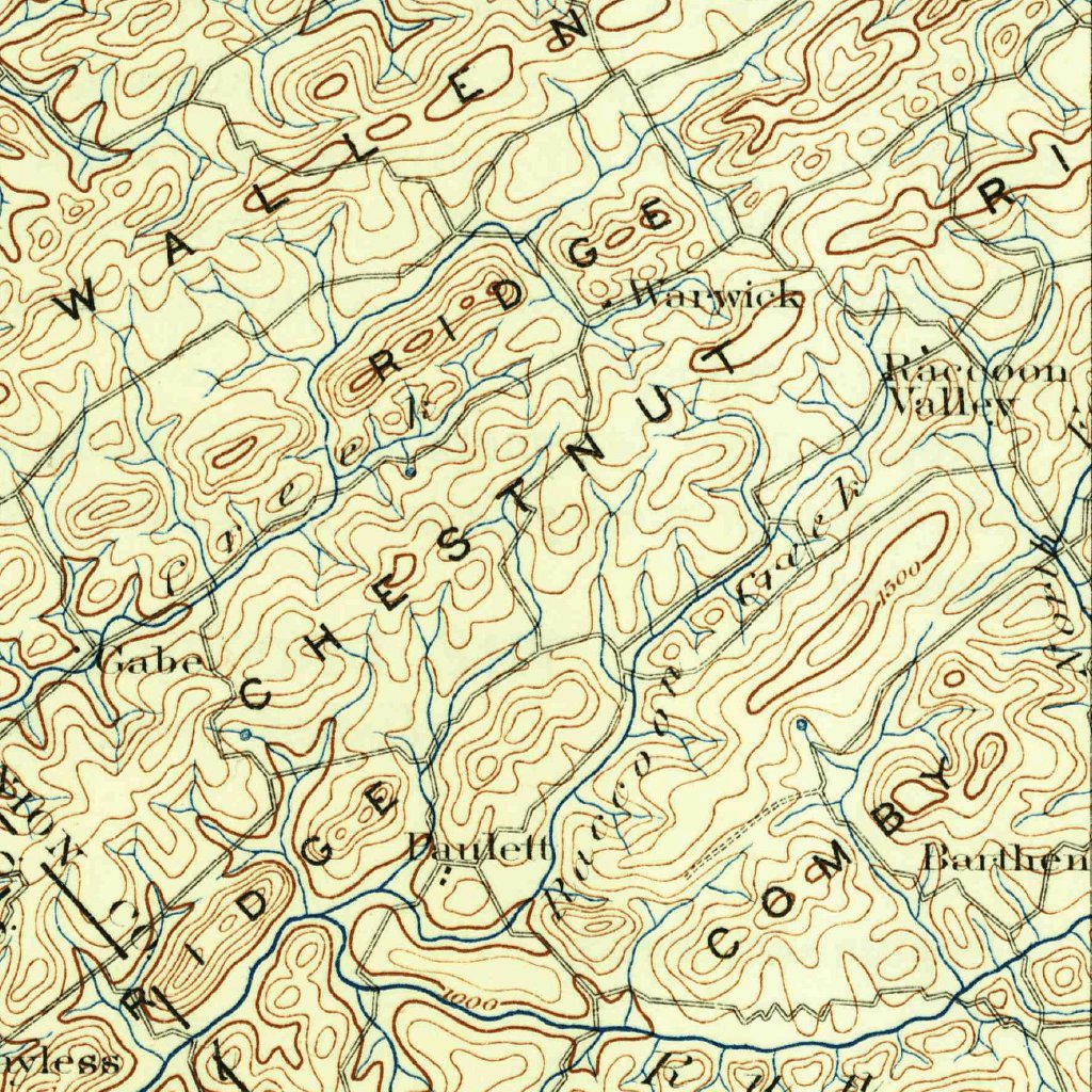 Maynardville, TN (1900, 125000Scale) Map by United States Geological Survey Avenza Maps