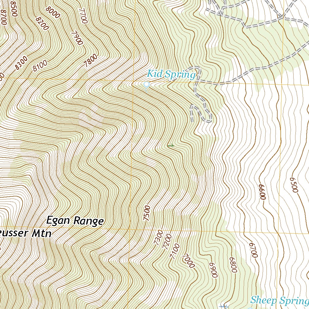 McGill, NV (2021, 24000Scale) Map by United States Geological Survey