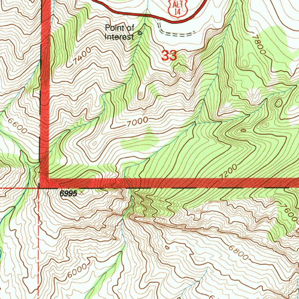 Medicine Wheel, WY (1993, 24000Scale) Map by United States Geological