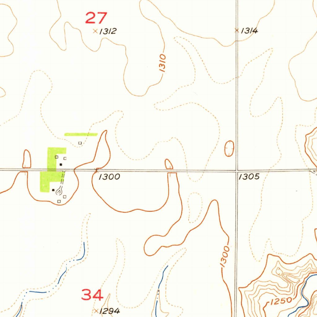 Menno, SD (1957, 24000Scale) Map by United States Geological Survey Avenza Maps