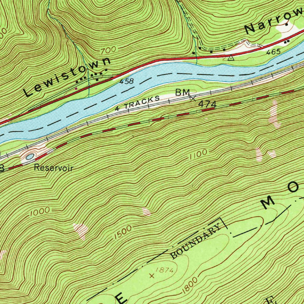 Mifflintown, PA (1959, 24000Scale) Map by United States Geological