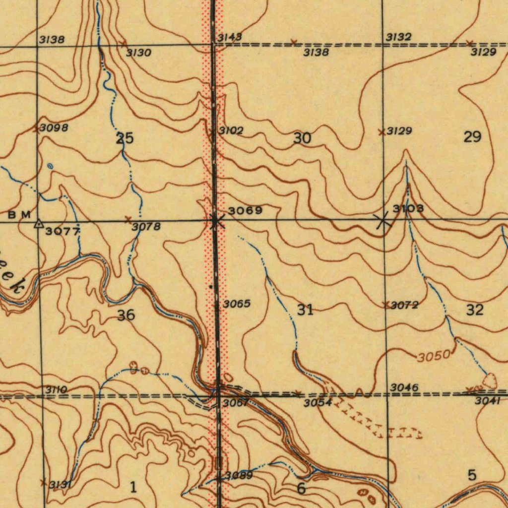 Modoc, KS (1941, 62500Scale) Map by United States Geological Survey