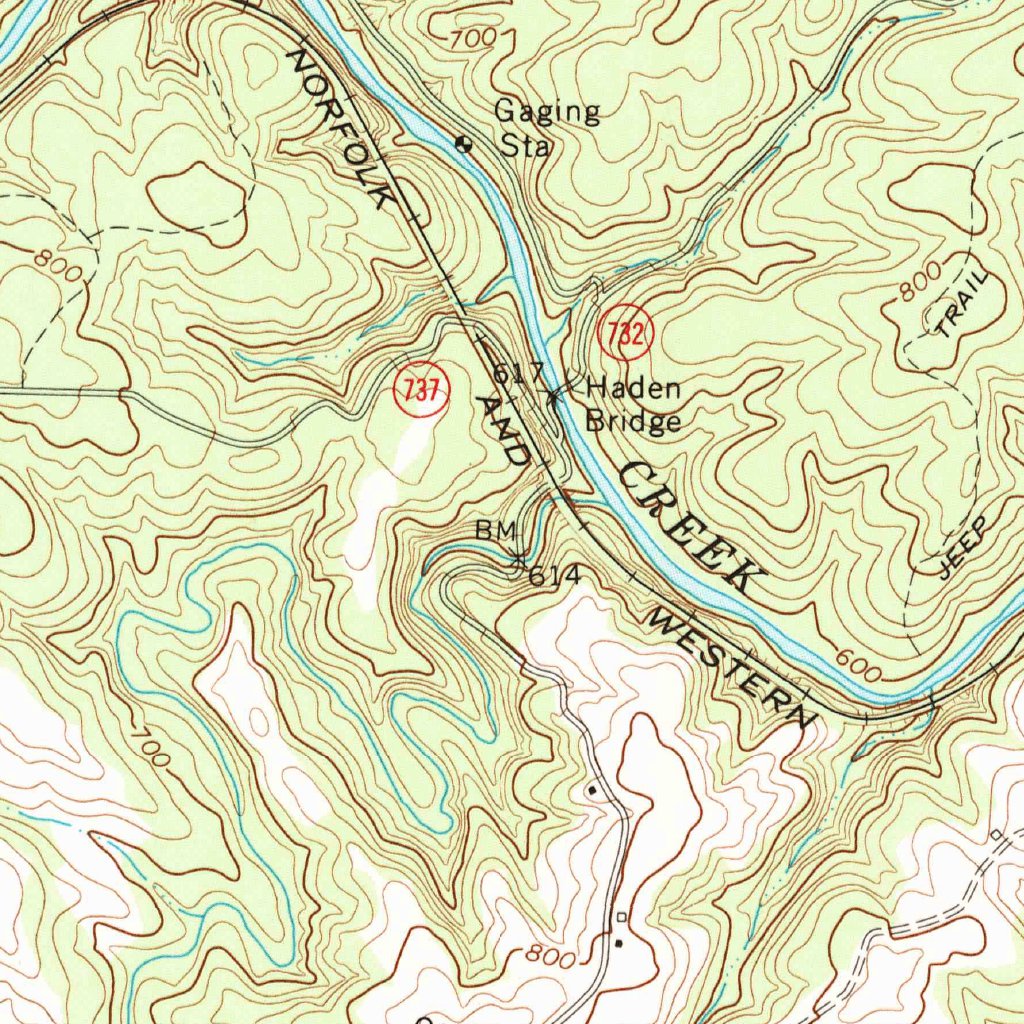 Moneta Virginia USGS 1967 scale map Moneta Virginia USGS 1967 scale map