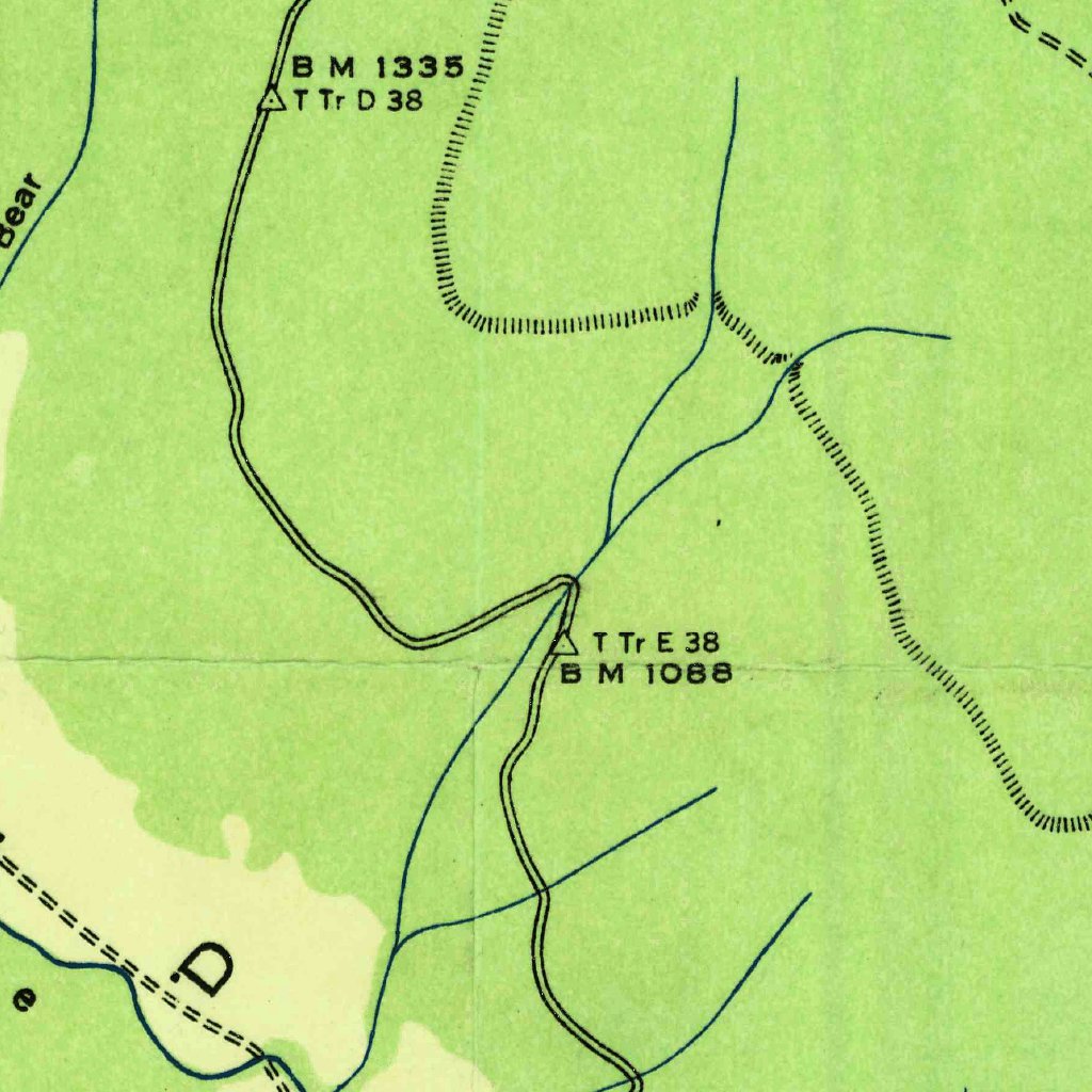 Monteagle, TN (1936, 24000Scale) Map by United States Geological