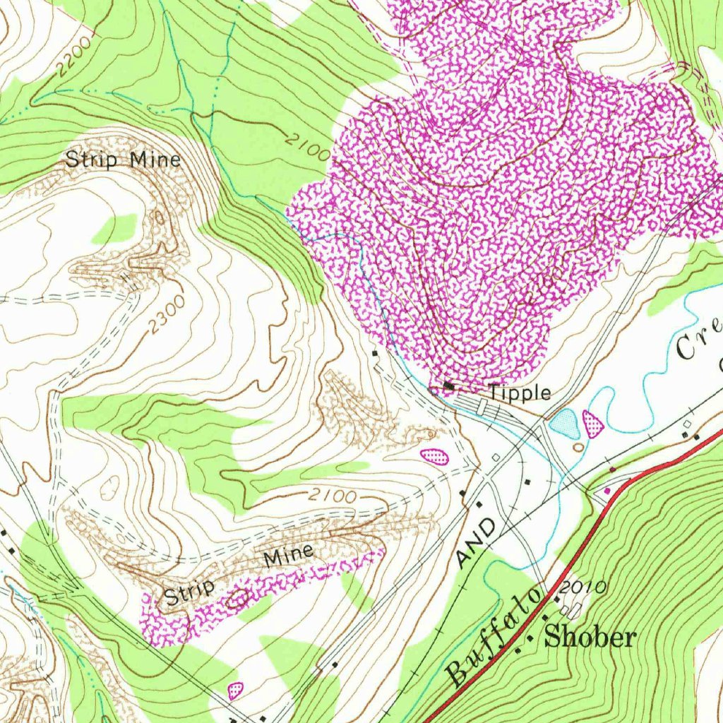 Murdock, PA (1968, 24000-Scale) Map by United States Geological Survey ...