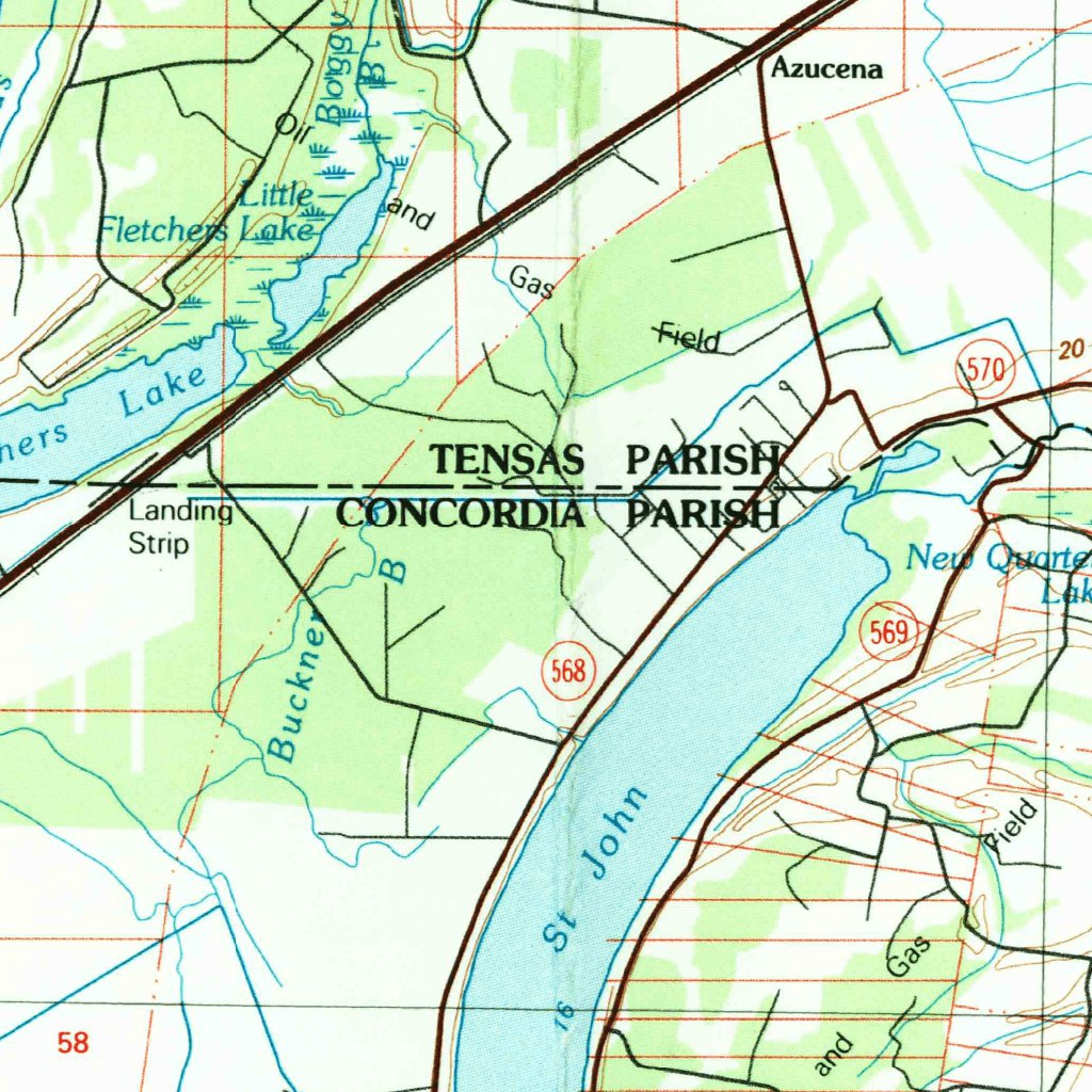 Natchez, MSLA (1991, 100000Scale) Map by United States Geological