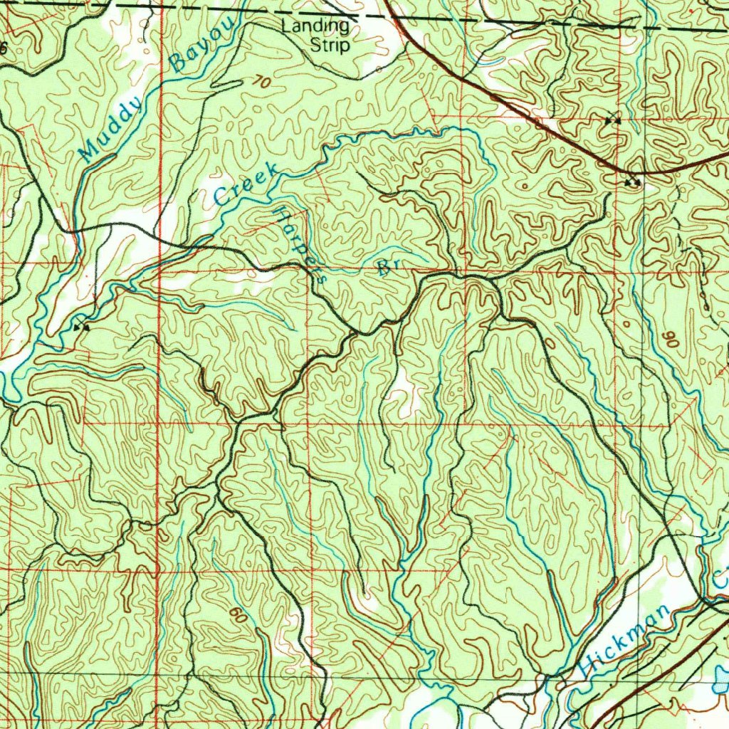 Natchez, MSLA (1991, 100000Scale) Map by United States Geological