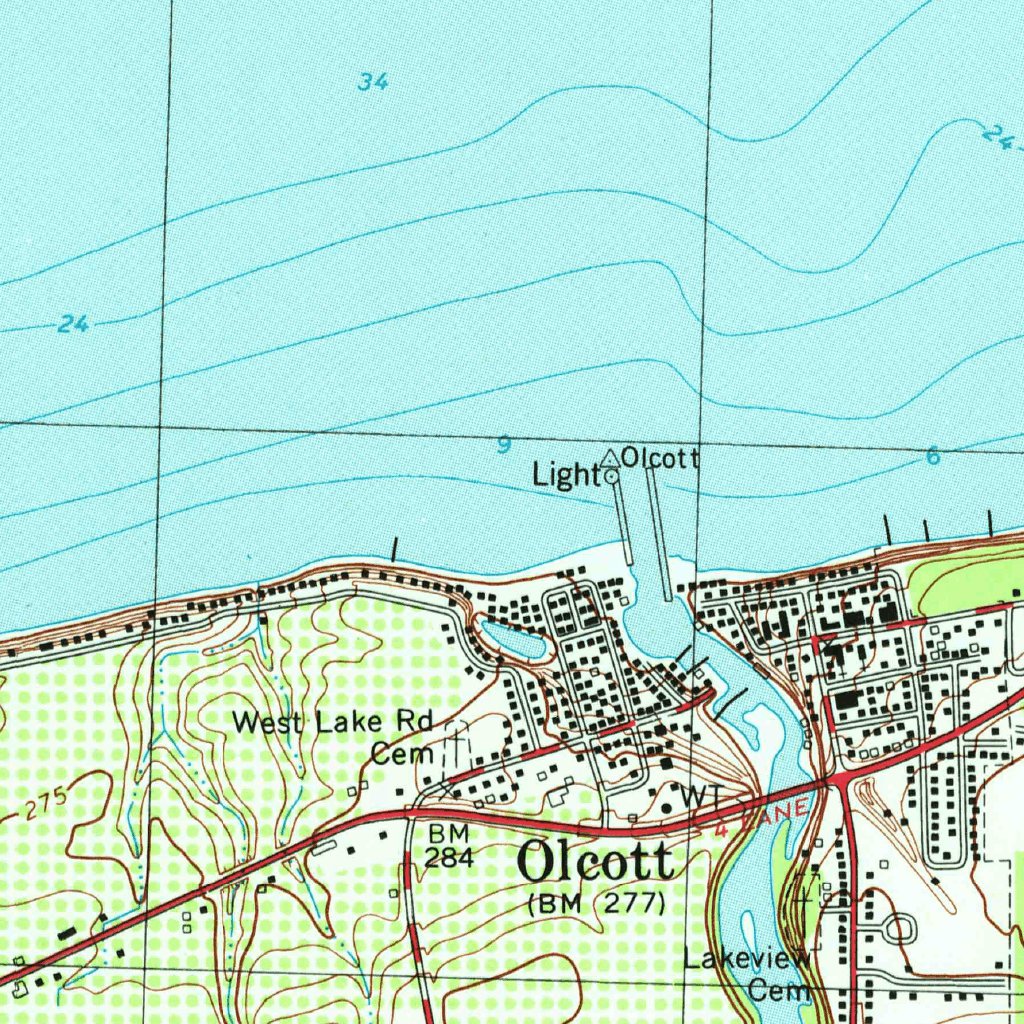 Newfane, NY (1978, 25000Scale) Map by United States Geological Survey