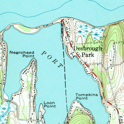 United States Geological Survey North Wolcott, NY (1953, 24000-Scale) digital map