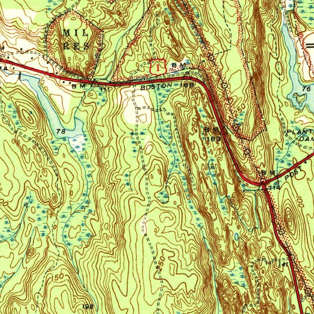 Old Lyme, CT (1941, 31680Scale) Map by United States Geological Survey