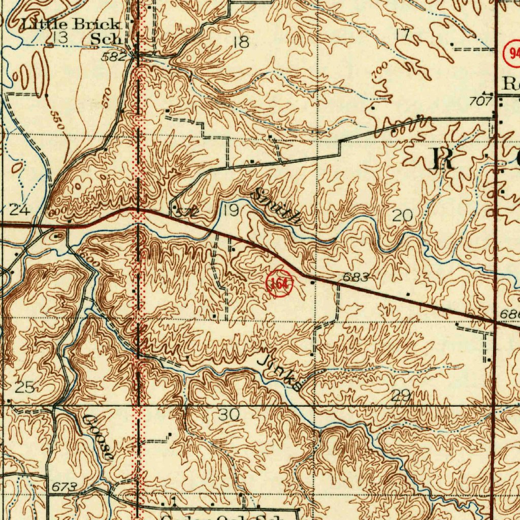 Oquawka, ILIA (1940, 62500Scale) Map by United States Geological