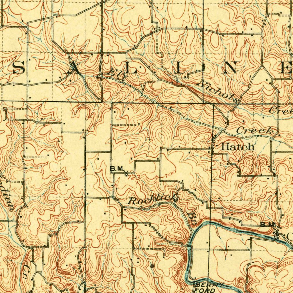 Palmyra, MO (1903, 125000Scale) Map by United States Geological Survey
