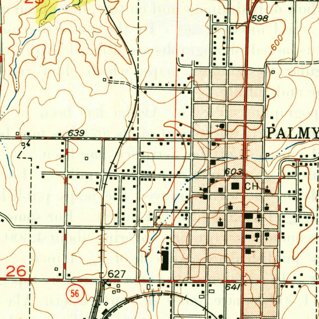 Palmyra, MO (1950, 24000Scale) Map by United States Geological Survey