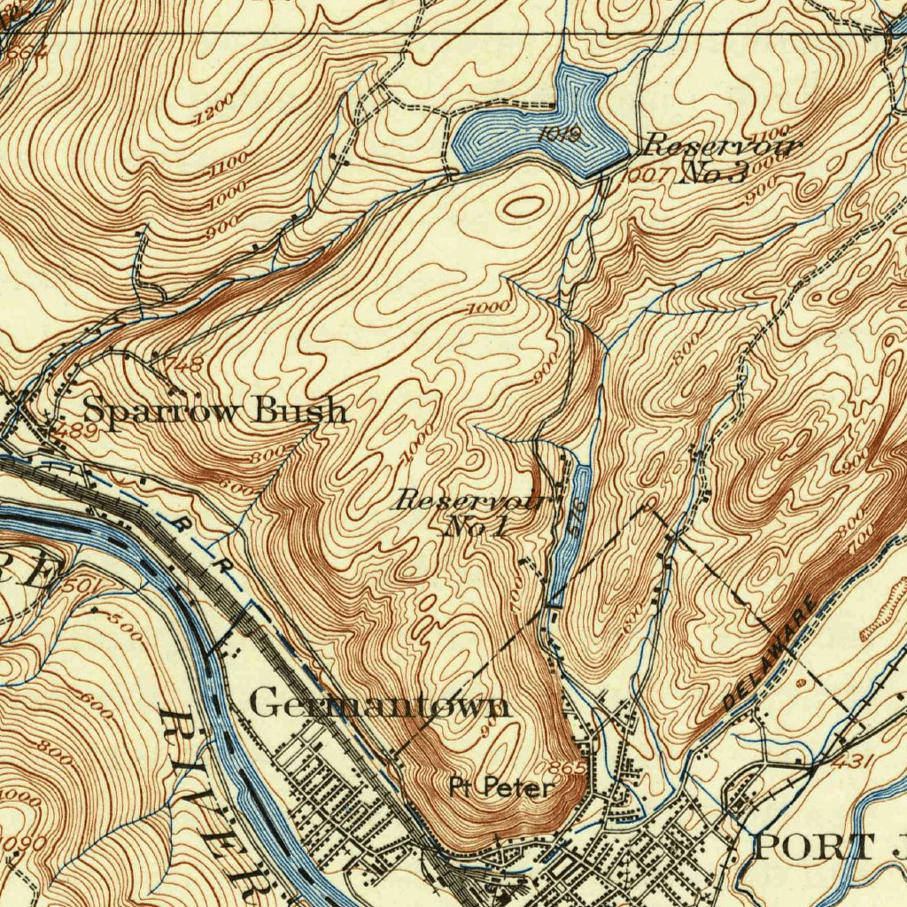 1908 Port Jervis Map
