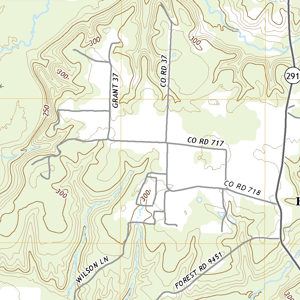 Prattsville, AR (2020, 24000Scale) Map by United States Geological