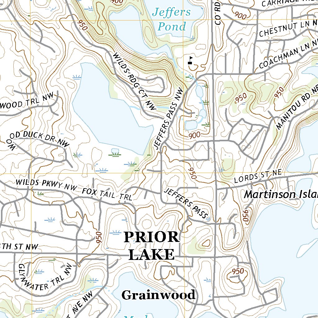Prior Lake MN 2022 24000 Scale Map By United States Geological United States Geological Survey Prior Lake Mn 2022 24000 Scale Digital Map 