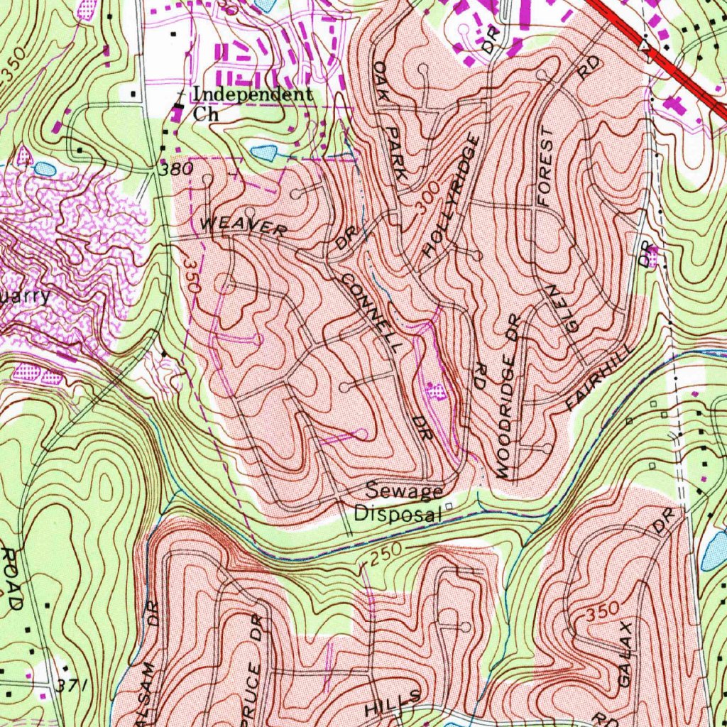 Raleigh West, NC (1968, 24000Scale) Map by United States Geological