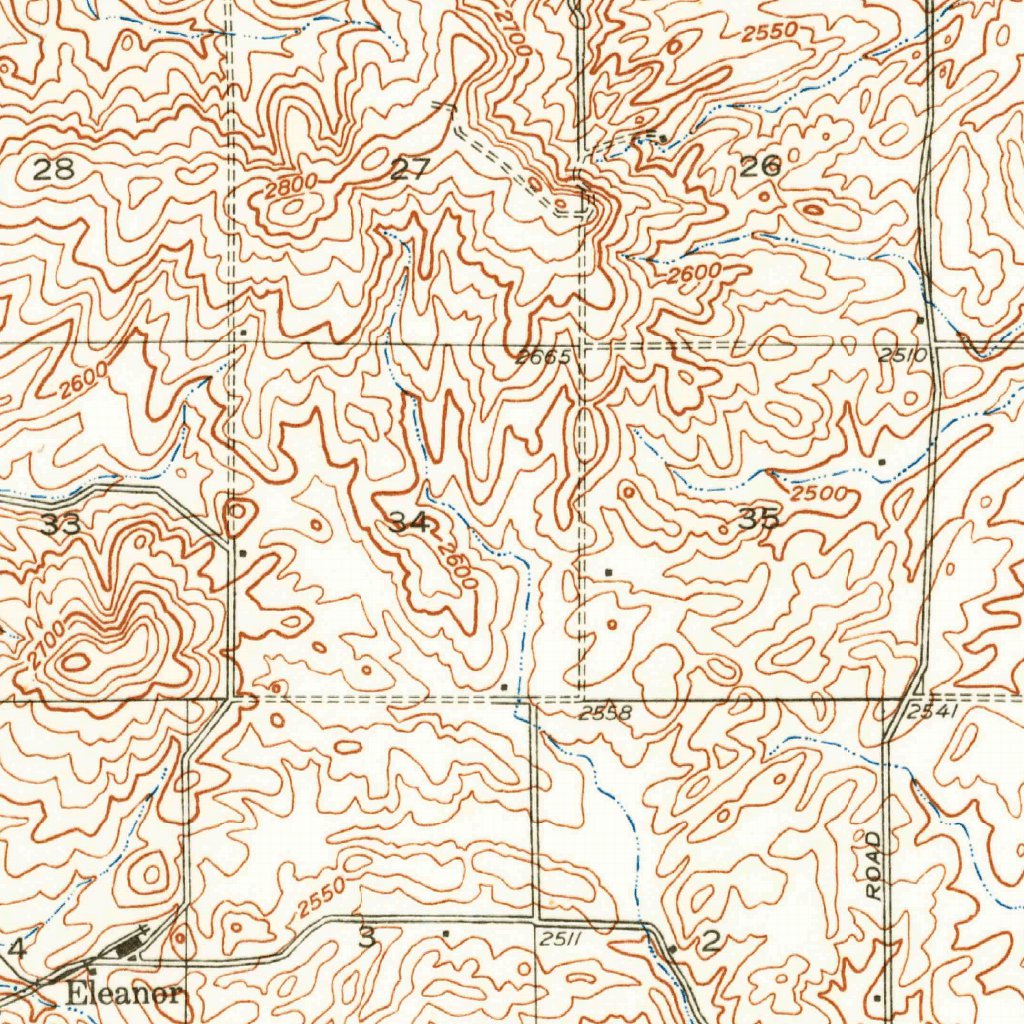 Reardan, WA (1953, 62500Scale) Map by United States Geological Survey