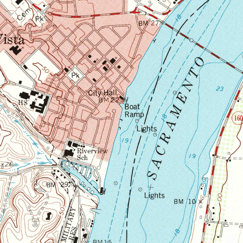 Rio Vista, CA (1978, 24000Scale) Map by United States Geological