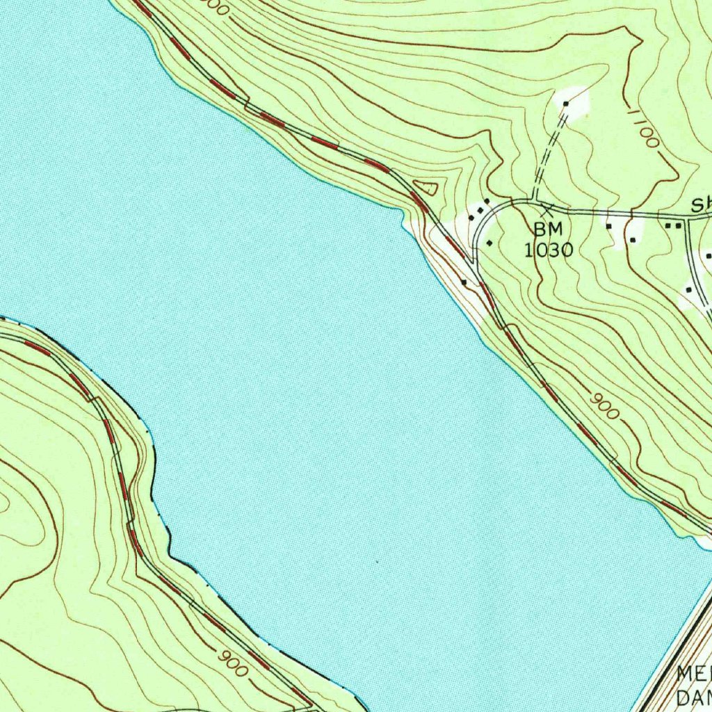 Rondout Reservoir, NY (1969, 24000Scale) Map by United States