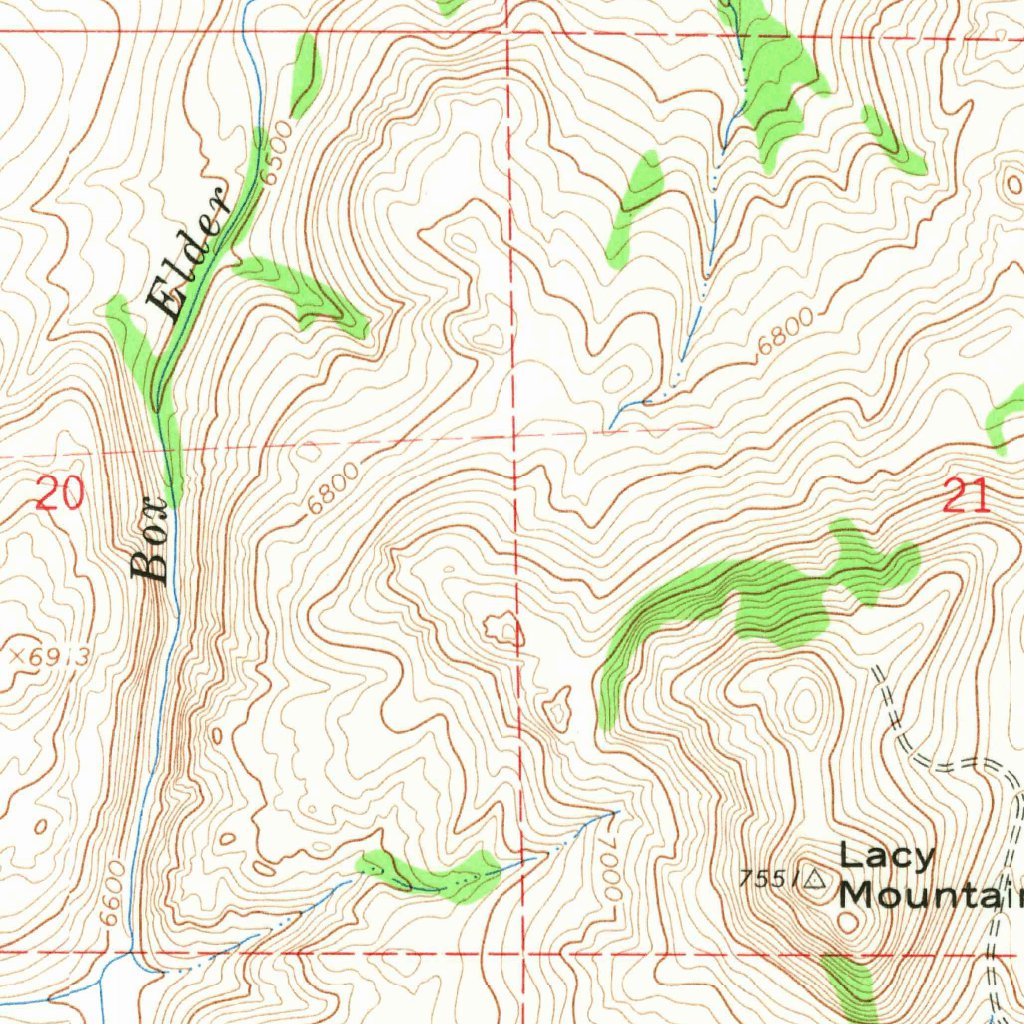 Root Creek, WY (1964, 24000-Scale) Map by United States Geological ...