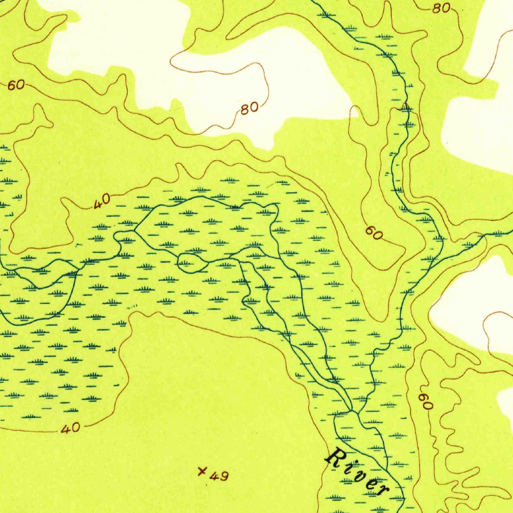 Runnymede, VA (1954, 24000Scale) Map by United States Geological